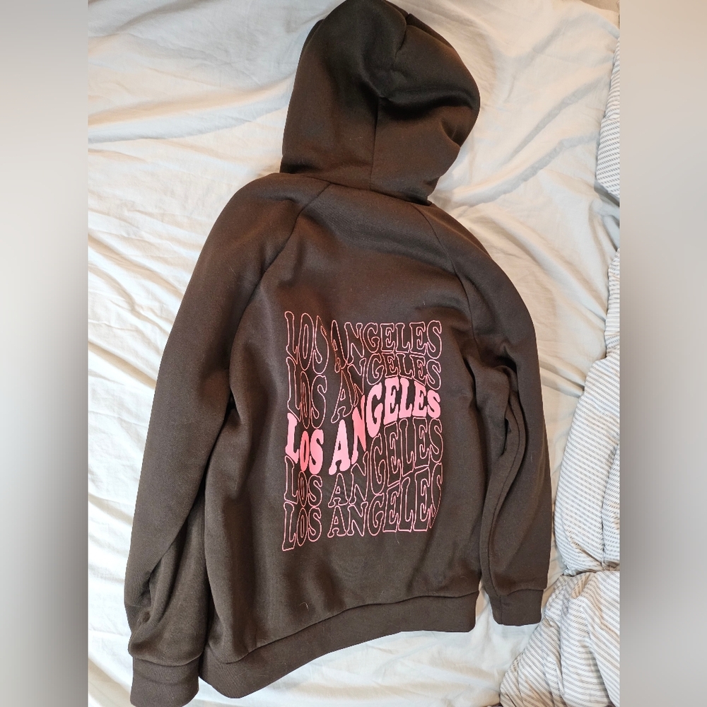 SHEIN Dark Brown Cozy Hoodie
